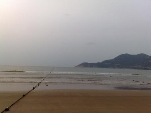 朱家尖的南沙